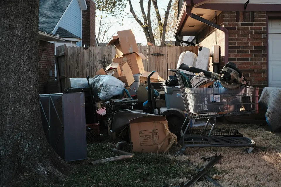 Junk removal work