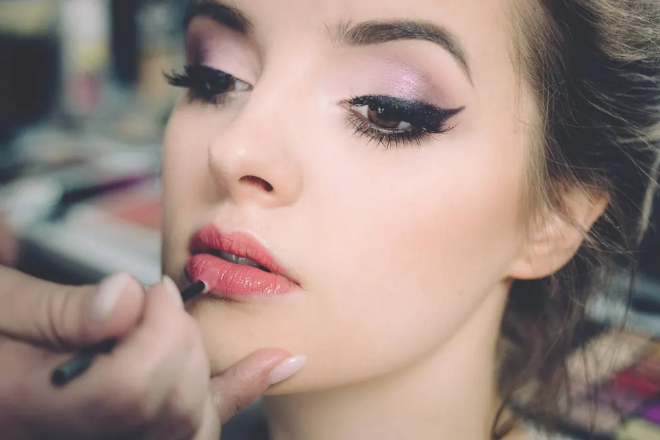 Makeup artist work