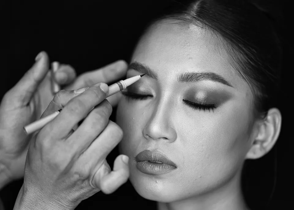 Makeup artist work