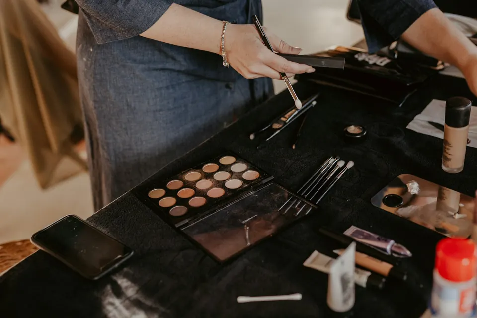 Makeup artist work