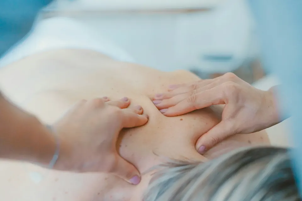 Massage therapist work
