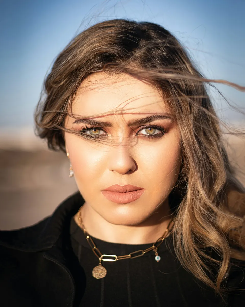 Close portrait in natural light