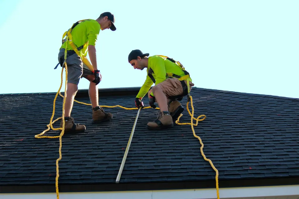 Roofing work