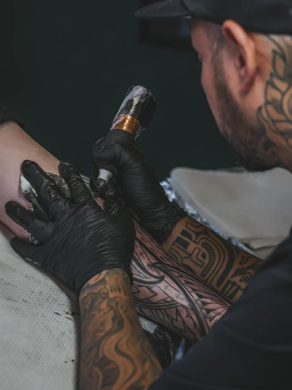 Tattoo studio work