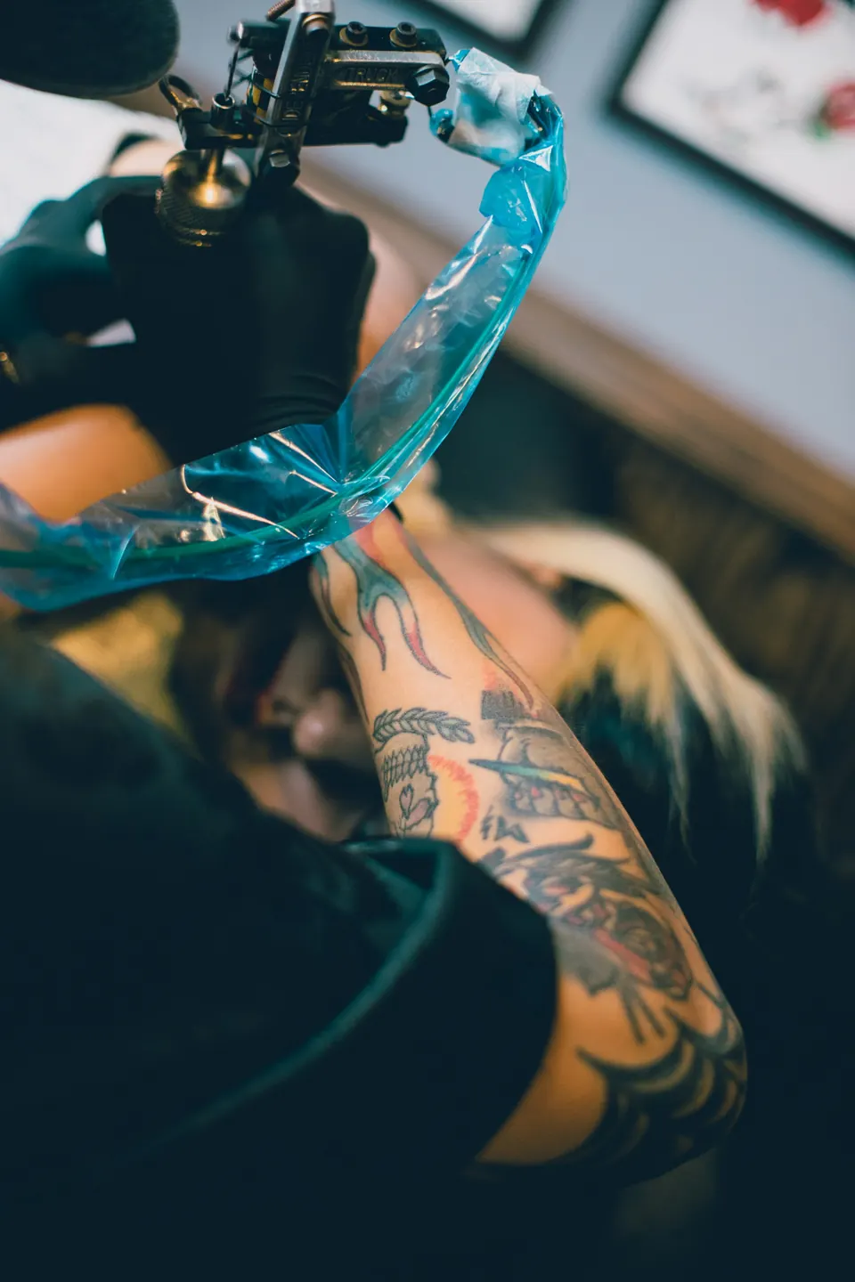 Tattoo studio work